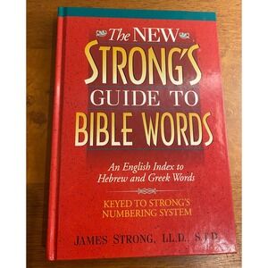 Thomas Nelson Strong's Guide to Bible Words Index Hebrew Greek NICE Hardcover